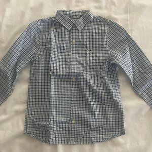 Vineyard Vines plaid button down Size 7